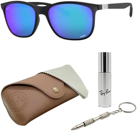 Amazon.com: Ray-Ban RB4330CH Square Shape Polarized Sunglasses for